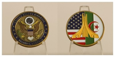 US Embassy Algiers Algeria Martyrs' Memorial Challenge Coin  1#18