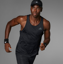 Camiseta deportiva para correr Adidas Adizero - Camiseta para correr/entrenamiento - Negra - Todas las tallas