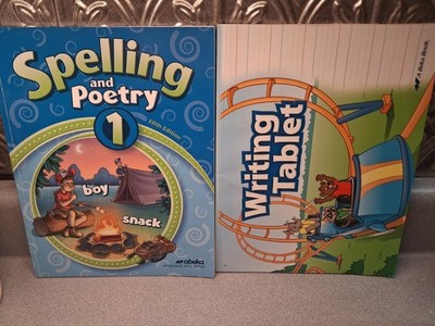 Abeka 1st Grade Spelling & Writing Student Workbooks 