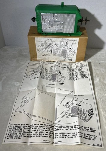 Vintage Marx Farm Playset Electric Motor New In Box Japan