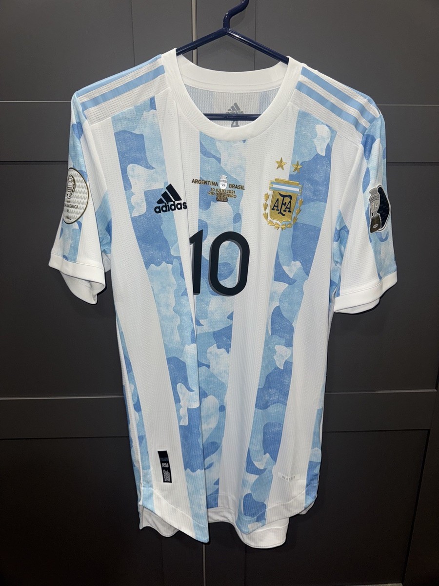 アルゼンチン代表 Copa America 2021 シャツ 2021 Adidas Authentic ARGENTINA MATCH ISSUED SHIRT- Leo Messi COPA
