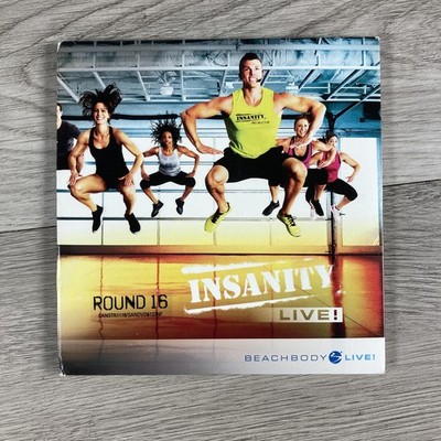 Beachbody Insanity Live Round 16 CD & DVD Set Workout Fitness