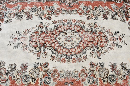 Turkish Rug, Area 5,6x6,2 ft Vintage Rug, Brown Oriental Wool Rug - Picture 6 of 10
