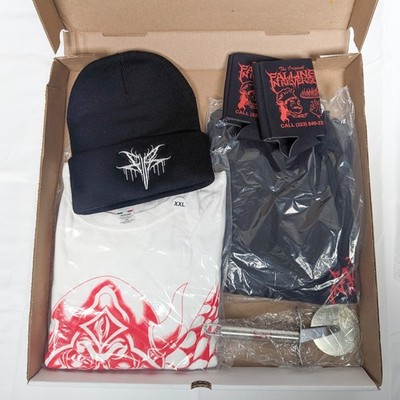 Falling in Reverse Pizza Box Shirts Pizza Cutter Drink Sleeves Beanie - XXL 2XL