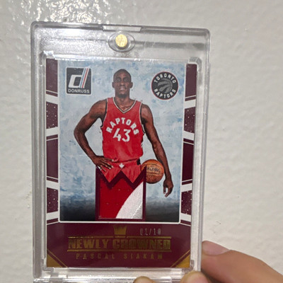 2016-17 Panini Donruss Pascal Siakam Newly Crowned #21 Raptors 01/10