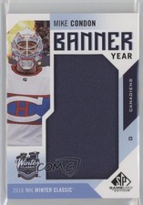 2016-17 SP Game Used Banner Year Winter Classic 2016 Mike Condon #BWC-MC au7