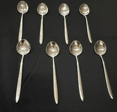 Vintage 8 Oneida Essence 18/10 Stainless  Tea Spoons