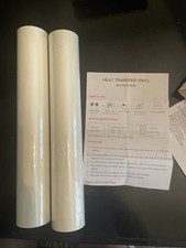 heat transfer vinyl rolls lot Of 2