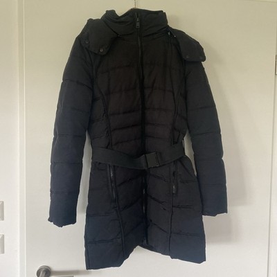 Esprit Jacke M schwarz mit Kapuze Winterjacke