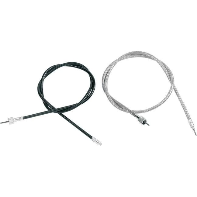Drag Specialties Front Wheel Drive Speedometer Cable - 41.5in.L - Black Vinyl