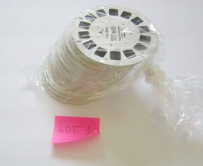 100 Different Test and Production View-Master Advertising Reels Lot #1 NOT 3-D