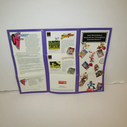 Vintage Capcom Craze Club Original Nintendo Poster