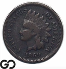 1869 Indian Head Cent Penny *Key Date*