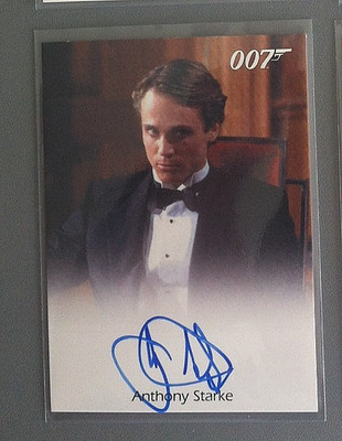 2008 James Bond In Motion Anthony Starke als Truman-Lodge Autogrammkarte