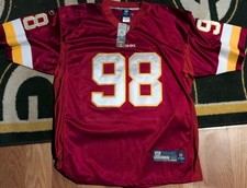 Brian Orakpo Reebok Washington Redskins Stitched Jersey Men's Size 50 NWT