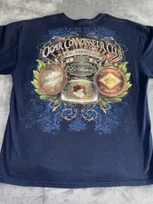Vintage The Cigar Connoisseur Club by J.C. Newman Cigar Co. Mens T-Shirt Size XL