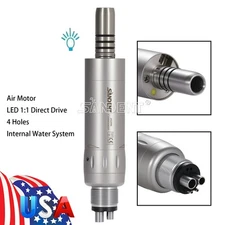 SANDENT Dental E-generator LED Low Speed Air motor Handpiece 4 Holes FDA