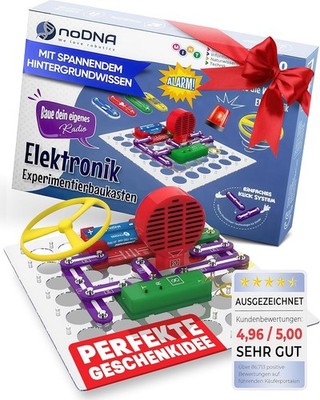 Elektronik Baukasten Kinder 300 Experimente Experimentierkasten Geschenk
