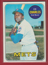 1969 Topps #245 Ed Charles - Set Break - New York Mets - 639🔥⚾🔥