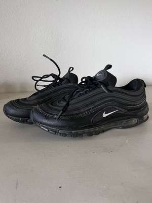 Nike Air Max 97 Men's 8.5 Triple Black Running Shoes Athletic Sneaker