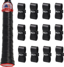 12 Pack Tennis Racket Grip Tape, Precut Anti Slip Tennis Grip Tape, Absorbent an