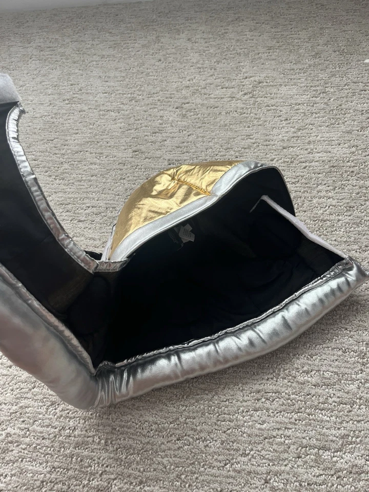 Chapéu fantasia capacete astronauta da NASA para adultos por Elope - Imagem 2 de 4