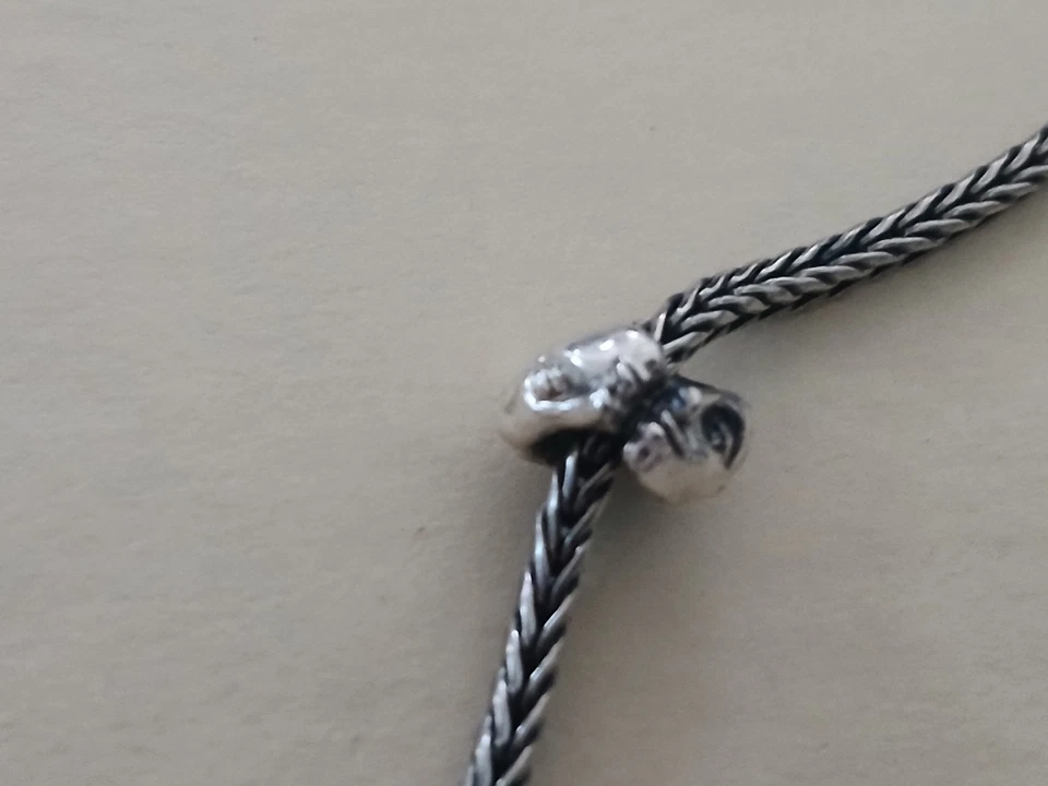 Auténtico beso Trollbeads de plata de ley 11271 nuevo sin etiquetas    Foto 3 de 4