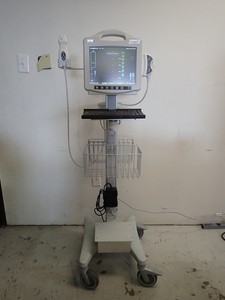 Bard Site Rite 6 Ultrasound System w/ 9770001 Probe, Keyboard, Power Unit, Stand
