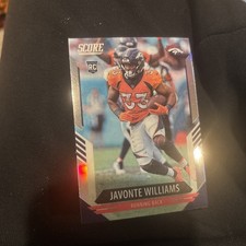 2021 Panini Chronicles #419 Javonte Williams Score Update Rookies Silver Prizm