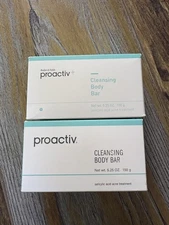 2 Proactiv Cleansing Body Bar Acne Treatment Soap 5.25oz EXP 4&11/18 NEW SEALED