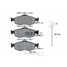 TEXTAR Bremsbeläge vorne für Ford Mondeo II Turnier FORD USA Contour