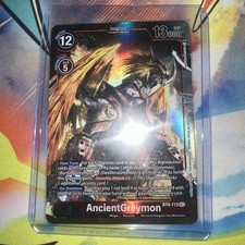 DIGIMON ANCIENTGREYMON BT4-113 Secret Rare Foil NM