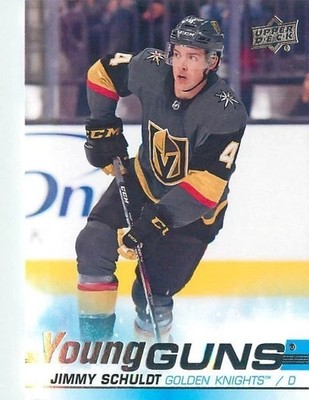 2019-20 Upper Deck Young Guns #206 Jimmy Schuldt Vegas Golden Knights YG RC