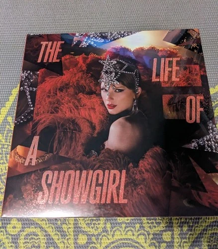 Taylor Swift The Life of a Showgirl: Red Lipstick and Lace Transparent Vinyl LP