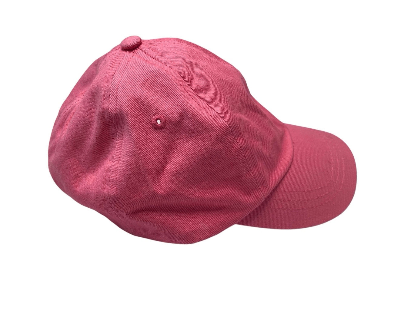 Pink Adjustable Baseball Cap Solid Cotton Blend C… - image 3