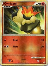 Cyndaquil 61/123 Common HeartGold & SoulSilver Pokemon Reverse Holo MP Himeno on eBay