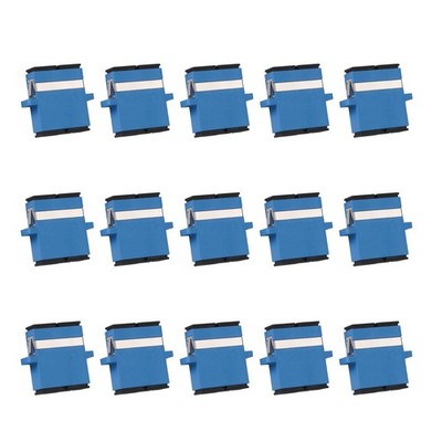15 PCS SC UPC Duplex Fiber Optical Coupler Singlemode SM Female Adapter Net