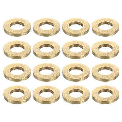 #ad 100Pcs Brass Flat Washer M6x12x1.5mm Brass Washer Assortment for Screws Bolts AU $21.80