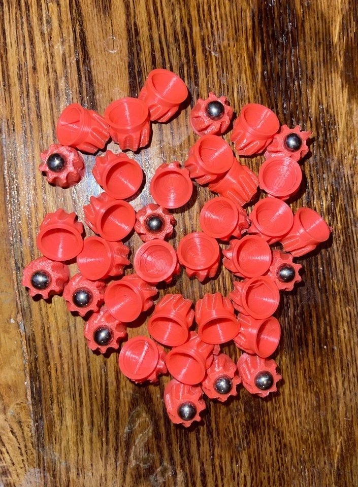 36x 6mm Steel-Ball-Halter Cal.50 Pink – PLA 3D-Druck für HDR50 / Umarex T4E