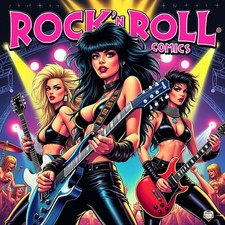 Rock n Roll Comics!!! Metallica, Kiss, GnR, B...