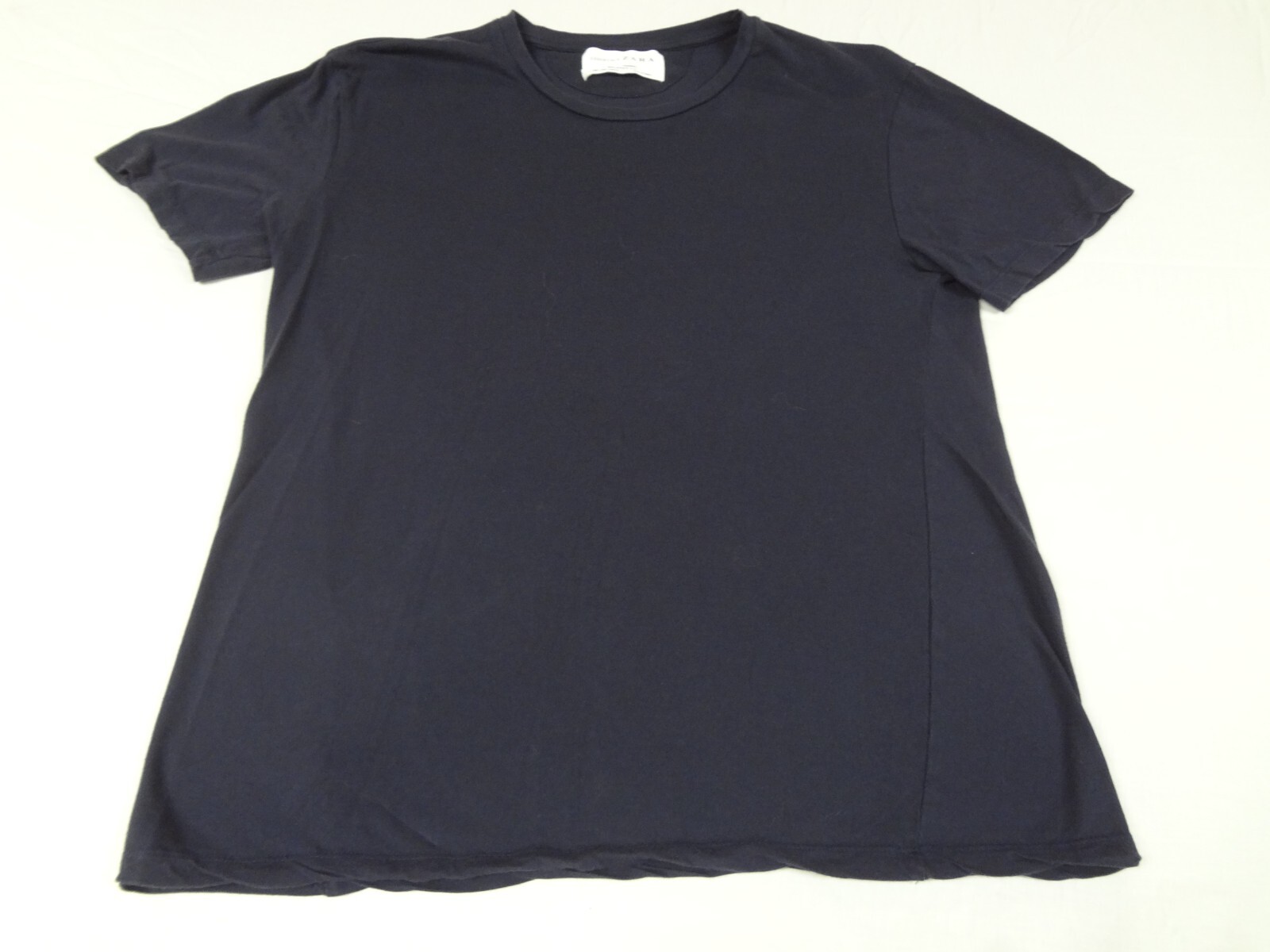 ZARA ESSENTIALS PREMIUM SOLID NAVY BLUE RELAXED F… - image 1