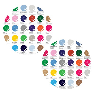 Slipmats DMC Universal Colours of House 1 Paar MHOUSE