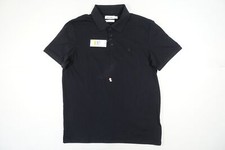 CALVIN KLEIN CK BLACK MEDIUM SMOOTH COTTON POLO SHIRT MENS DEFECT