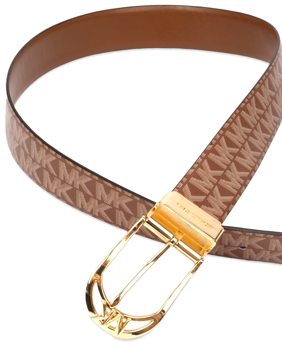 Michael Kors ⚜️ Womans Gold and Brown Reversible Designer Logo Belt  XL ⚜️ Michael Kors women main image 3