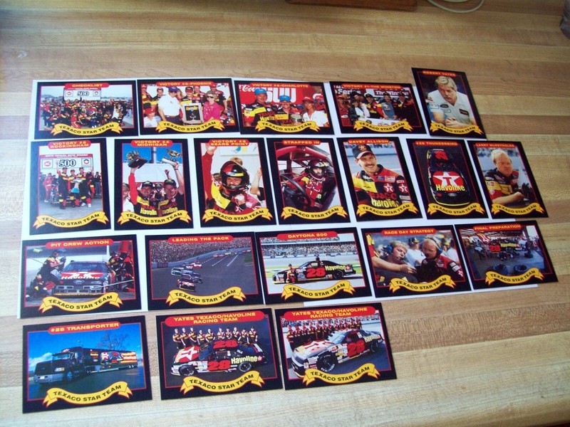 DAVEY ALLISON 1992 TEXACO 20-CARD TEAM SET #28 TEXACO HAVOLINE MAXX GREAT DEAL