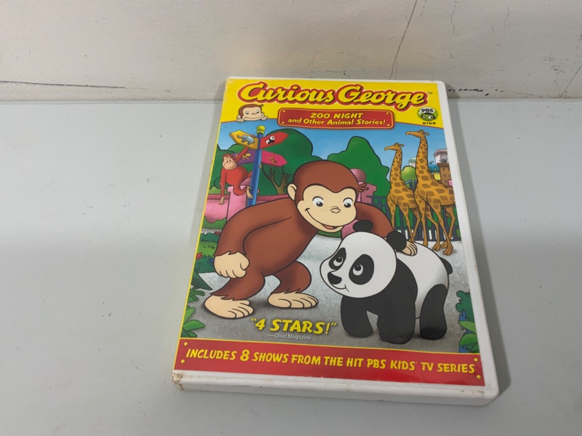 Curious George Zoo Night and Other Animal Stories DVD | eBay
