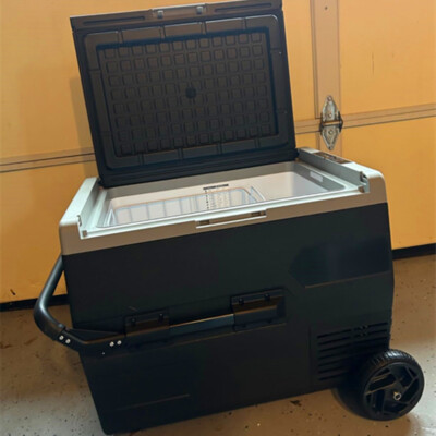 SMAD 50L Camping Fridge Portable Car Freezer Fridge 12V/24V Cooler Camping Truck