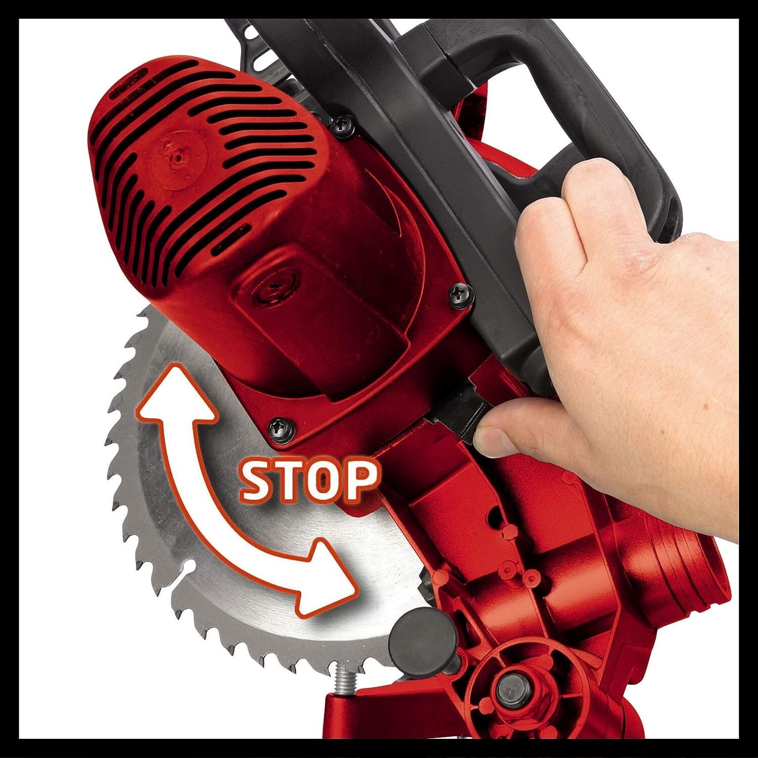 210mm Compound Mitre Chop Saw Einhell TCMS 2112 Bevel Cut Dust Bag TCT