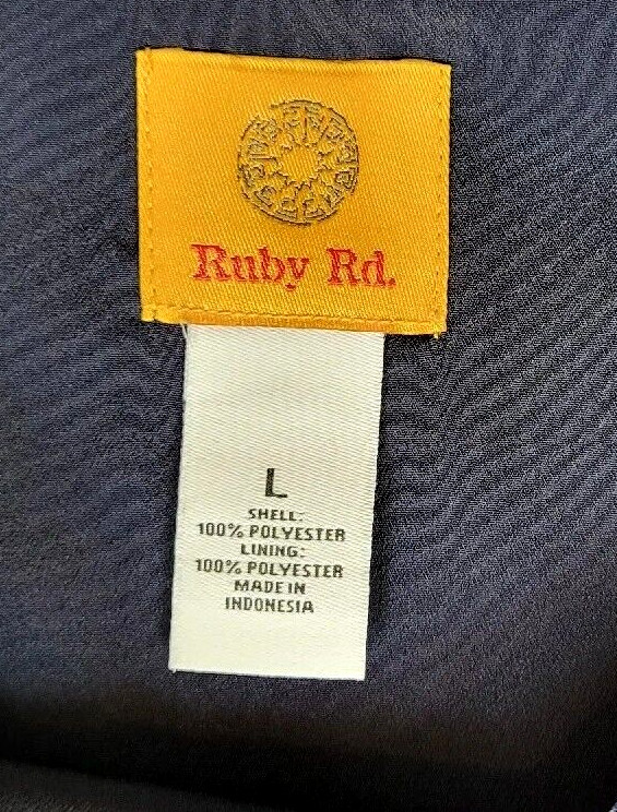 Ruby Rd. Women's Size Large Multicolor Semi Sheer… - image 5