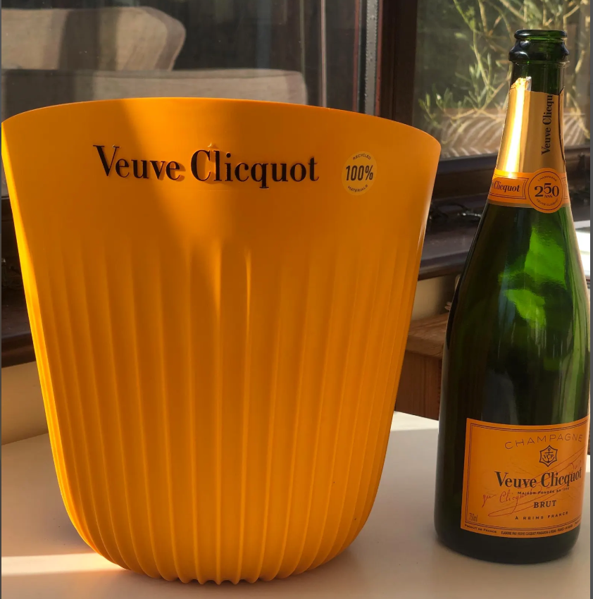 Veuve Clicquot Sunrays Ice Bucket Set Limited New | eBay